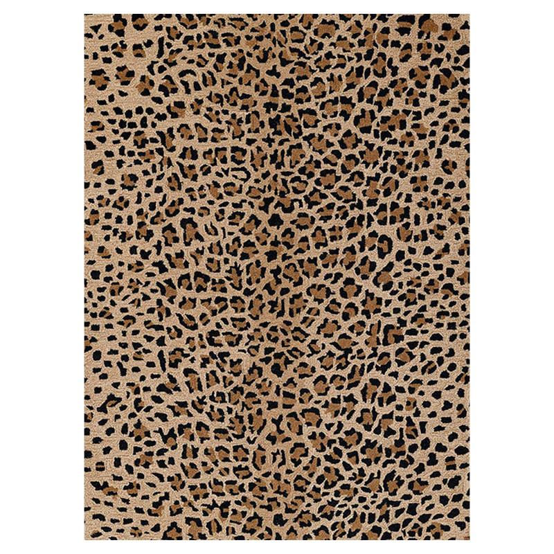 Ventura Modern Classic Beige Wool Animal Patterned Rug - 7'9"x9'9"