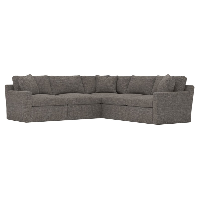 Kamryn slipcovered modular corner sectional