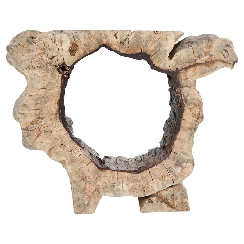 Orla Coastal Beach Natural Wood Console Table
