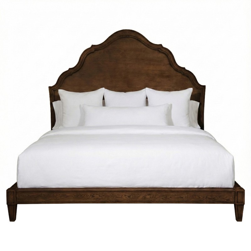 Century Casa Bella Carved French Country Sierra Oak Bed - King