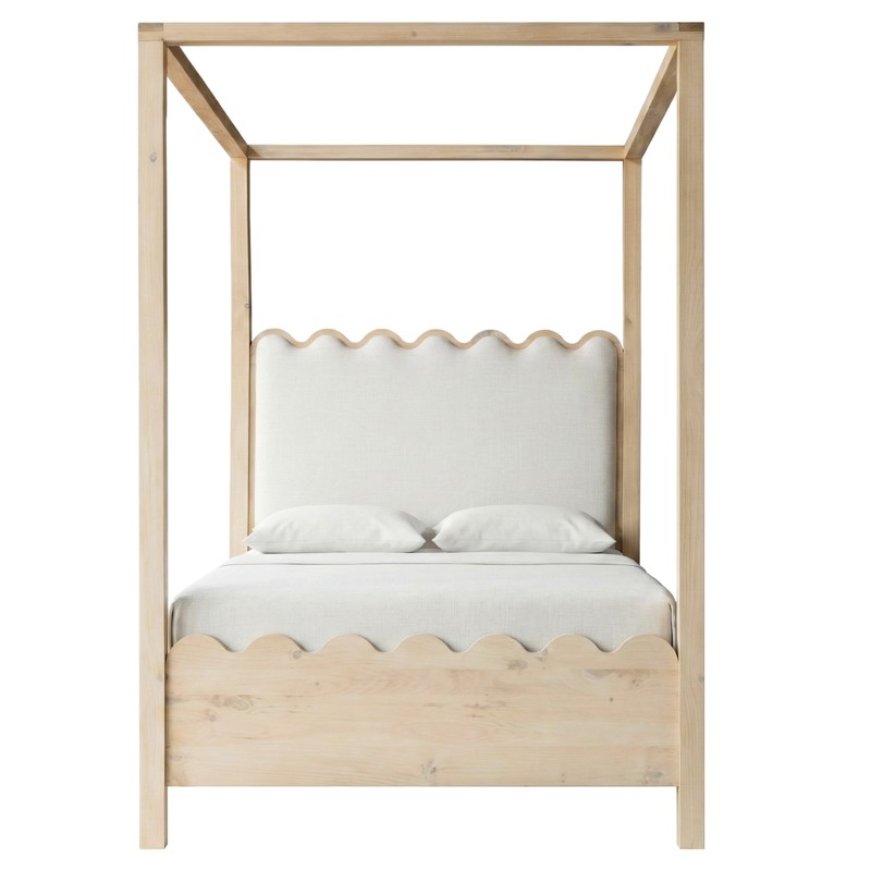 Novielle Scalloped Canopy Bed