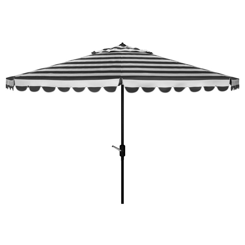 black scalloped patio umbrella Tempera 9ft Umbrellas Outdoor Table Umbrellas with Fade Resistant Canopy, 8 Sturdy Rids, Elegant Vintage Umbrellas for Lawn, Pool, Deck, Balcony : Clothing, Shoes & Jewelry outdoor garden umbrella Best Choice Products 9ft Patio