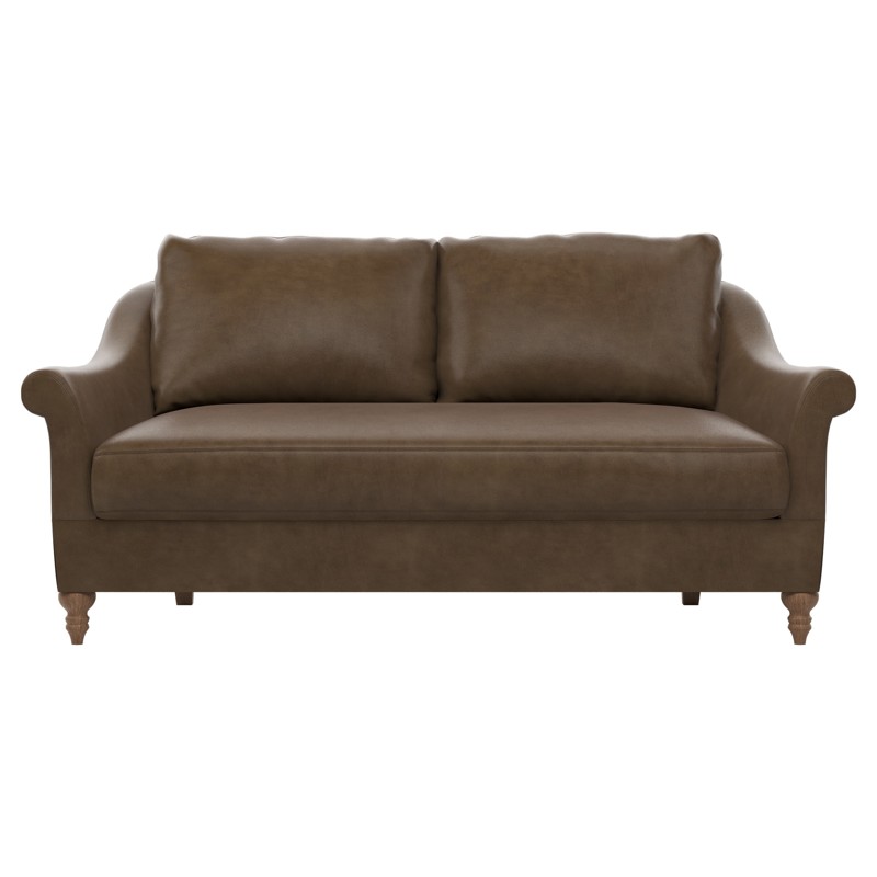 Amelie Leather Loveseat