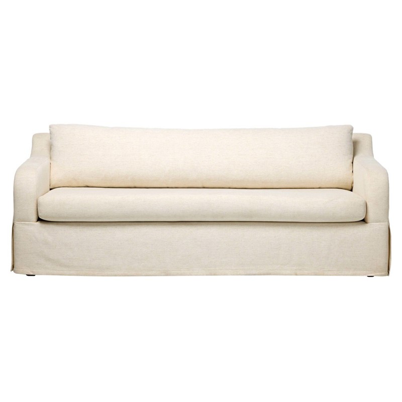 Ulla Modern Classic Cream Crypton Sleeper Sofa - 82"