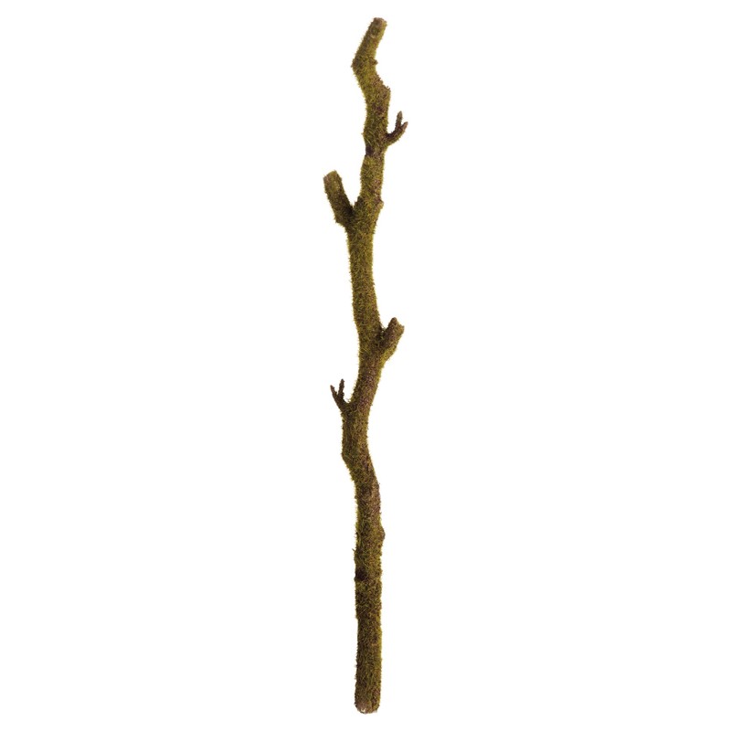 Zechariah Updated Traditional Green Faux Moss Branch - Set of 2