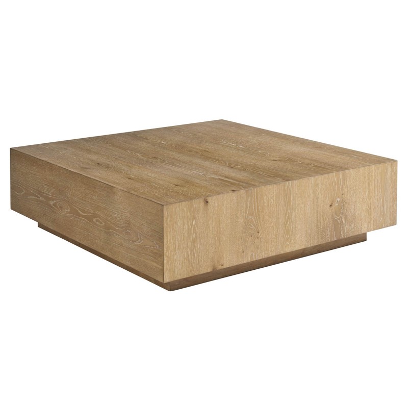 Danny Modern Classic Oak Wood Square Coffee Table