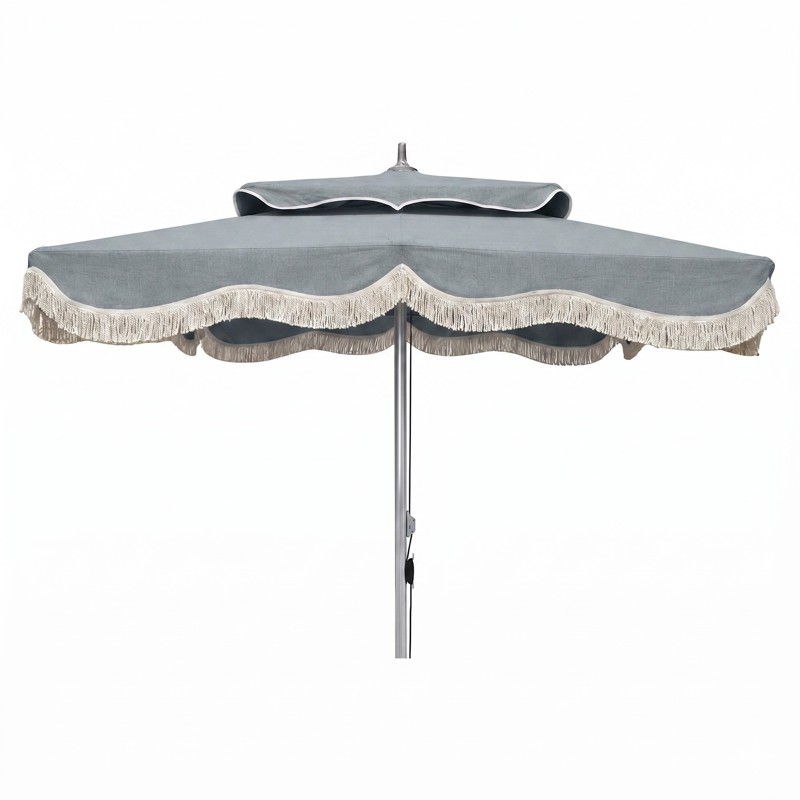 deal on patio umbrellas Outdoor Striped Umbrella Yellow Holiday Beach For Sand UV Protection Boho Fringe Umbrella Beach With Tilt Market Umbrella 5.9ft Portable Pool Umbrella Waterproof For Garden Deck : Patio Its canopy is made Disney:MinnieMouse NickHouse 20' Patio Umbrella Color:Bright Red