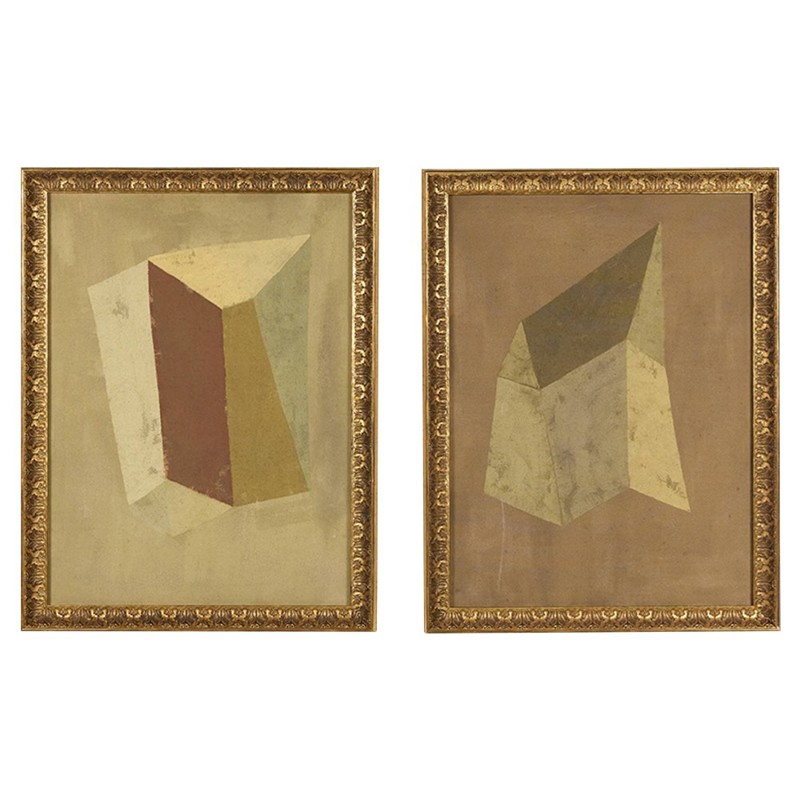 Constellation Diptych Painting - 18x29