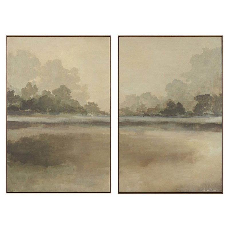 Reflections Diptych Painting - 55x40