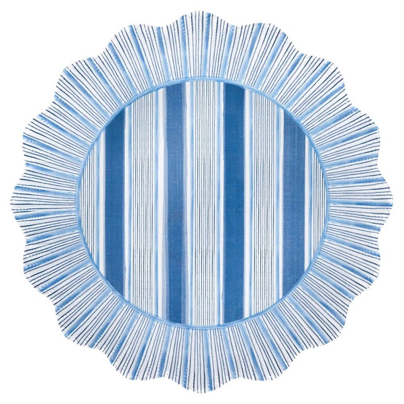 Striped Dinner Plate Set