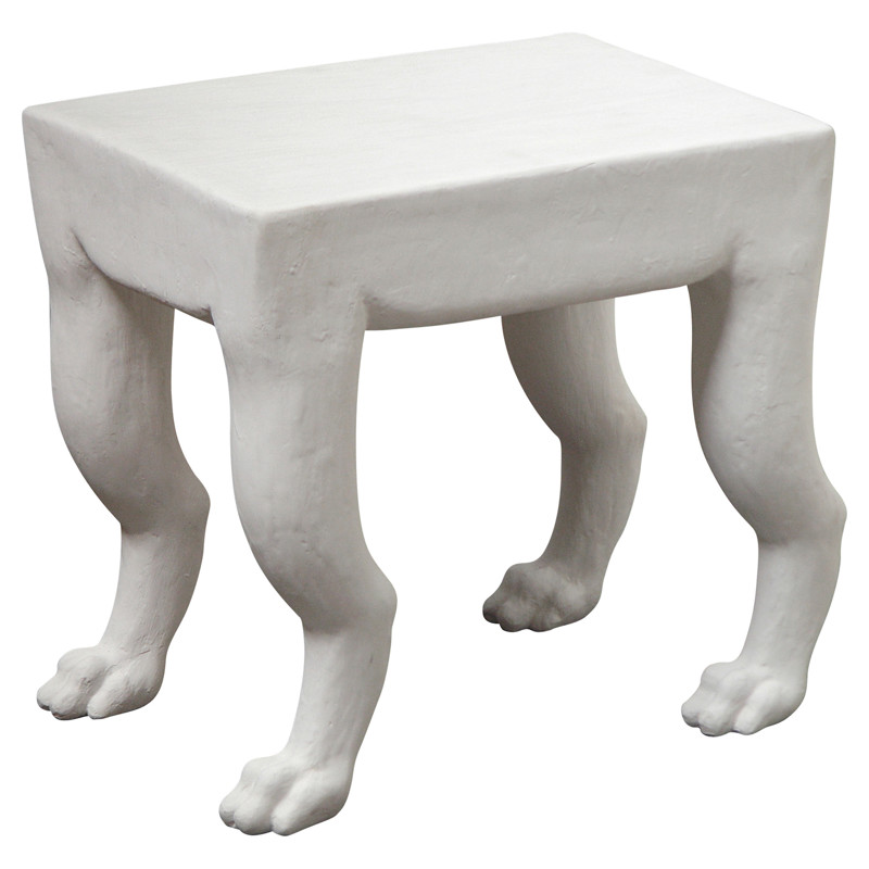 Arthur Frost White Footed Stool