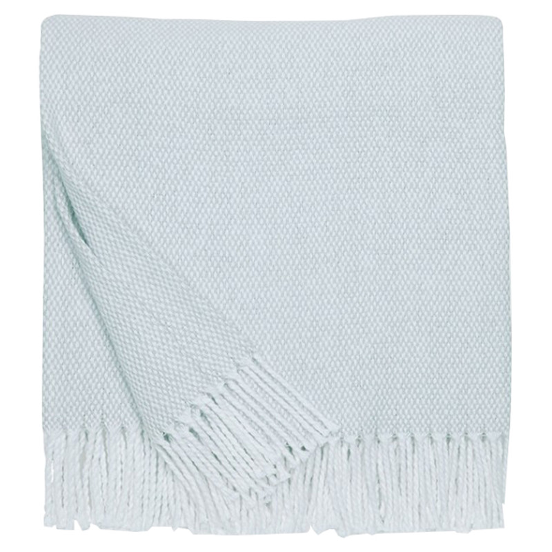Sferra Modern Terzo Sea Green Throw Blanket
