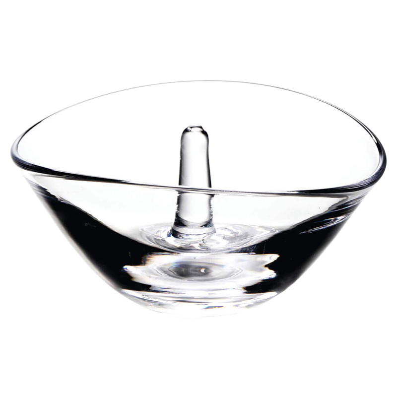Simon Pearce Modern Classic Champlain Glass Ring Holder