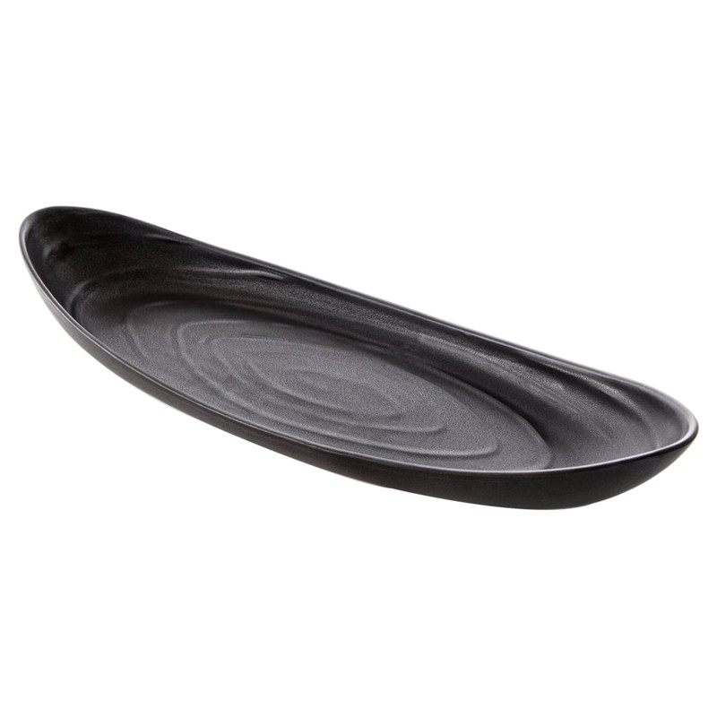 Simon Pearce Modern Classic Barre Slate Stoneware Serving Platter - Large