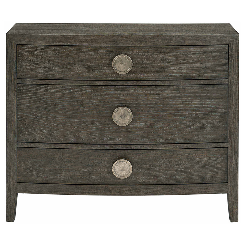 Landon Modern Masculine Charcoal Brown Wood Dresser