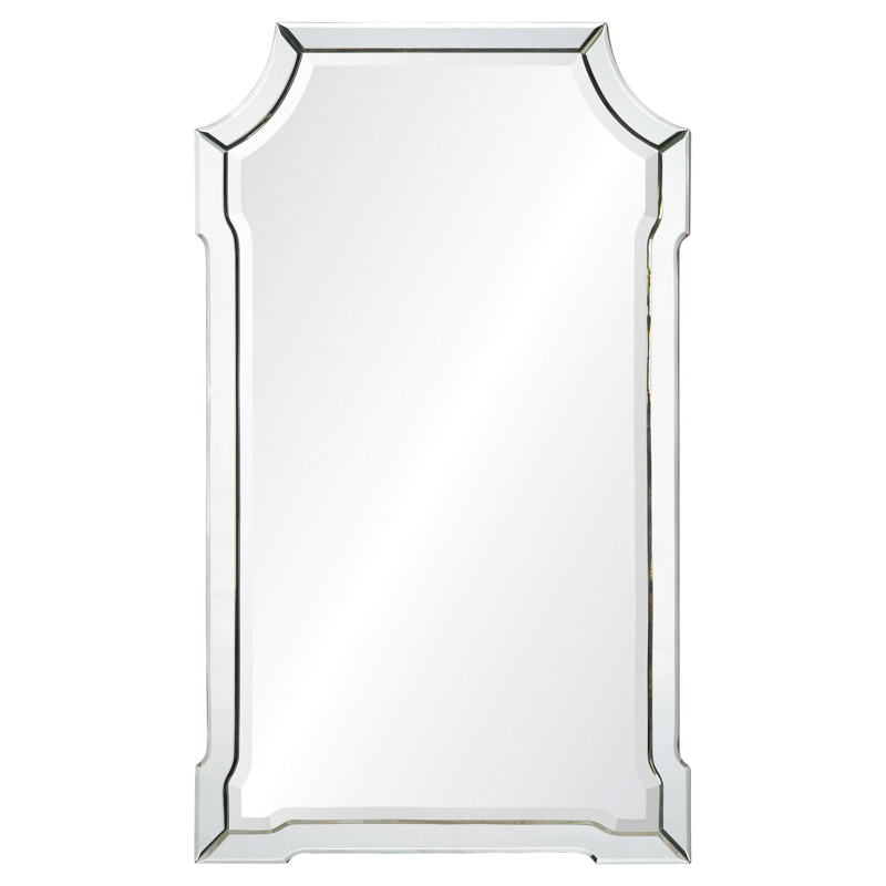 Rhian Modern Classic Beveled Mirror Framed Novelty Wall Mirror