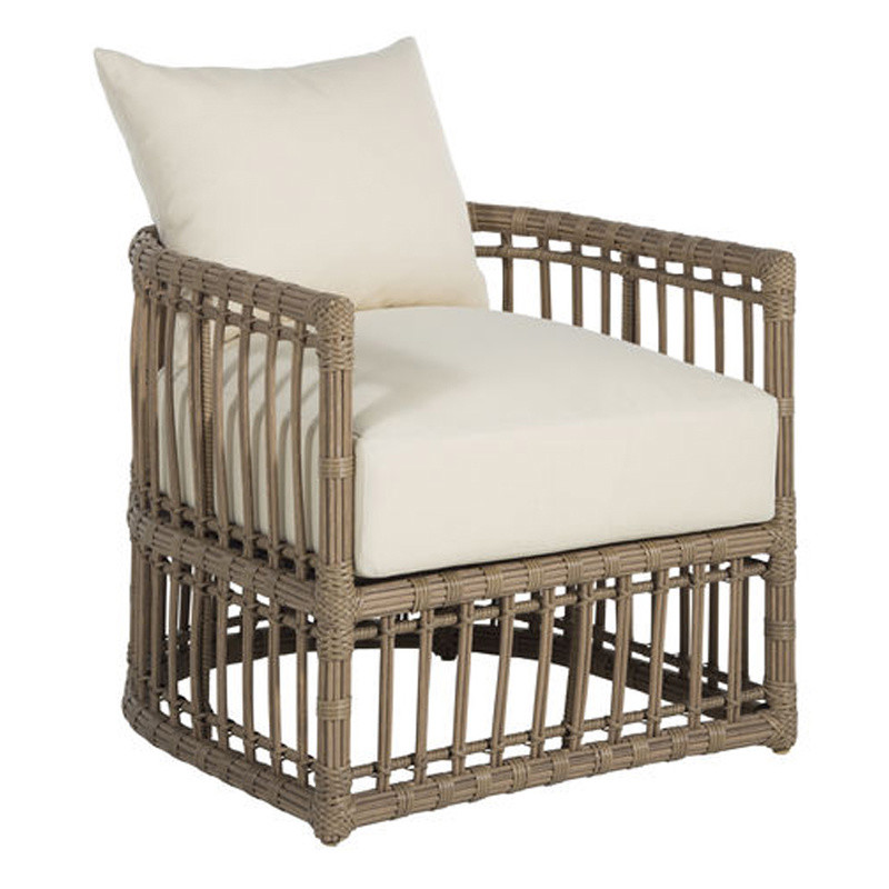 Newport Modern N-dura™ Wicker Outdoor Barrel Chair