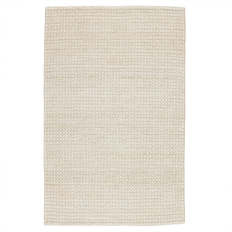 Kairon Coastal Beach White Jute Natural Rug - 8'x10'