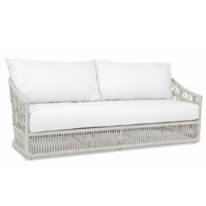 Sitti Coastal Ivory Woven Rope Outdoor Sofa