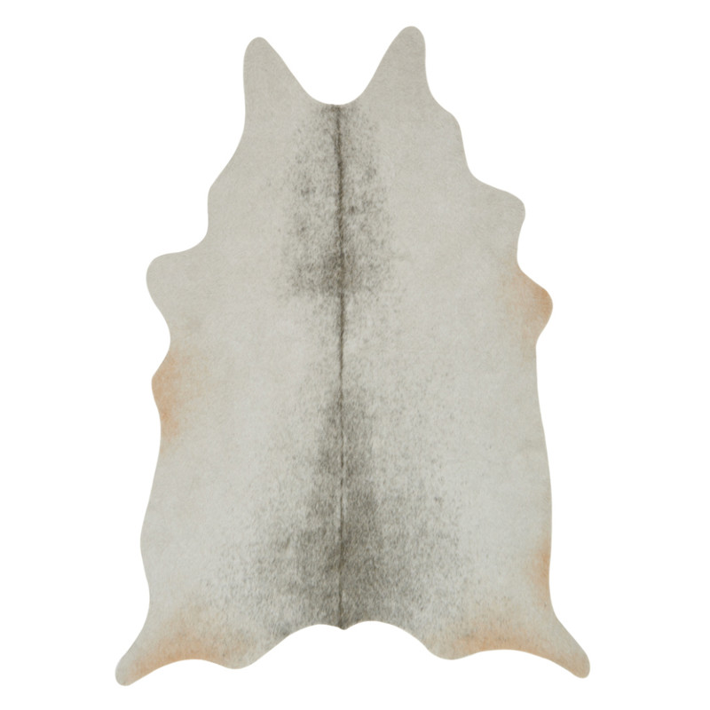 Xyra Rustic Lodge Grey Faux Hide Rug - 6'2"x8'