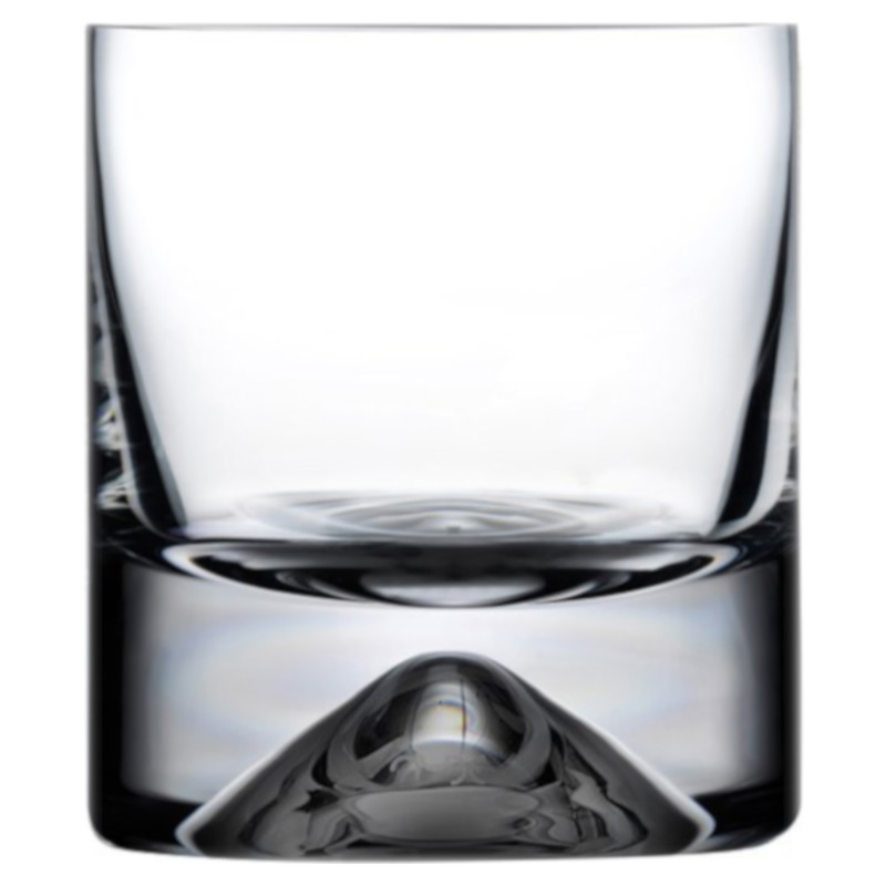 No.9 Modern Classic Clear Crystal Whiskey Glass - Set of 2