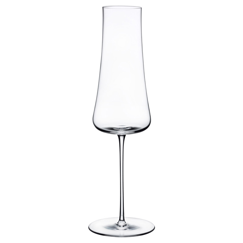 Stem Zero Modern Classic Clear Crystal Volcano Champagne Glass