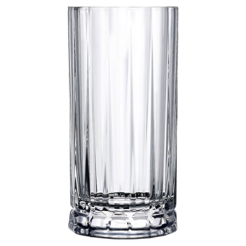 Wayne Modern Classic Clear Crystal Small High Ball Glass - Set of 4