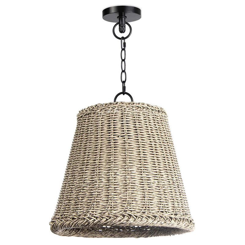 Augustine Rattan Wicker Outdoor Pendant - Small