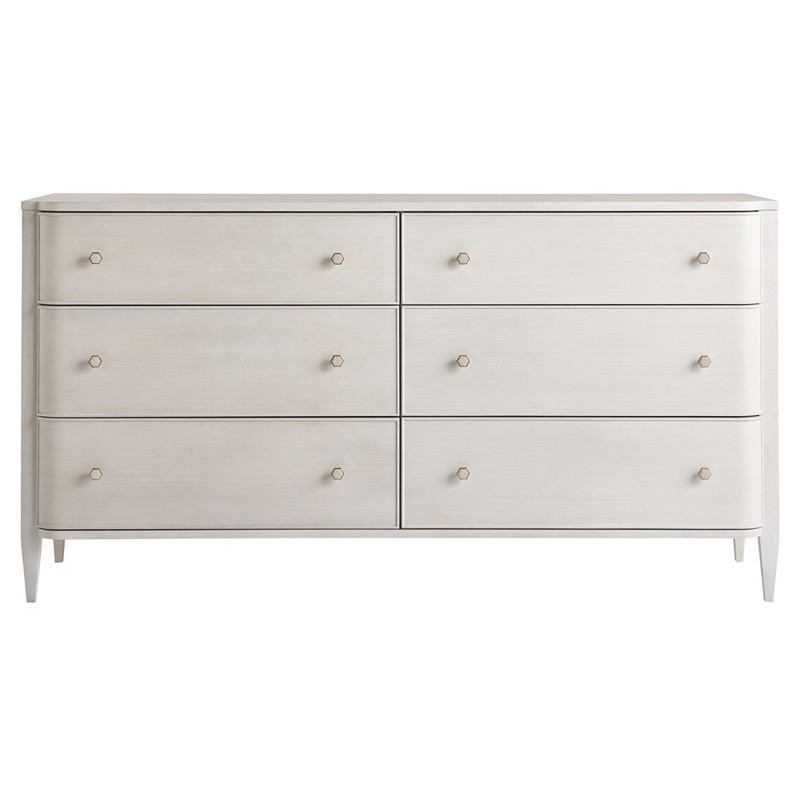 Kyng Modern Classic Cream Wood 6 Drawer Double Dresser