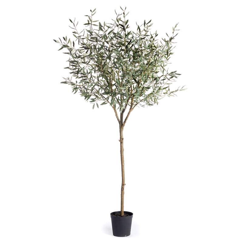 Nicholas French Country 96" Olive Tree Drop In Faux Floral Plant