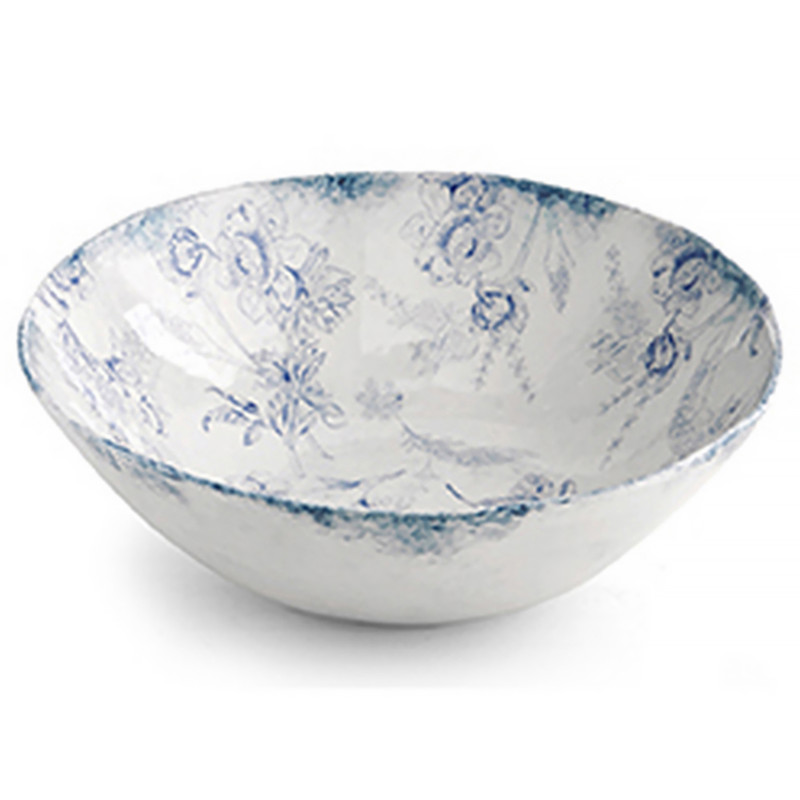 Giulietta French Country Blue Floral Ceramic Cereal Bowl