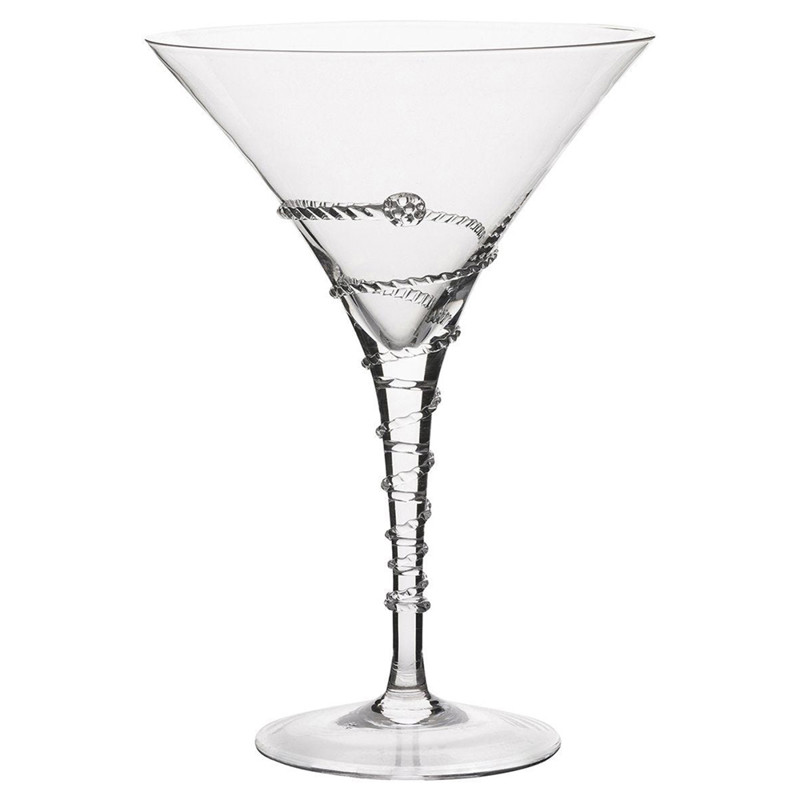 Juliska Amalia Modern Classic Clear Bohemian Martini Glass