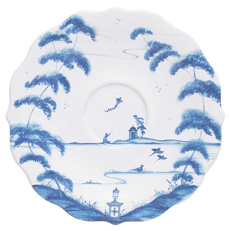 Juliska Country Estate Delft Blue Ceramic Saucer