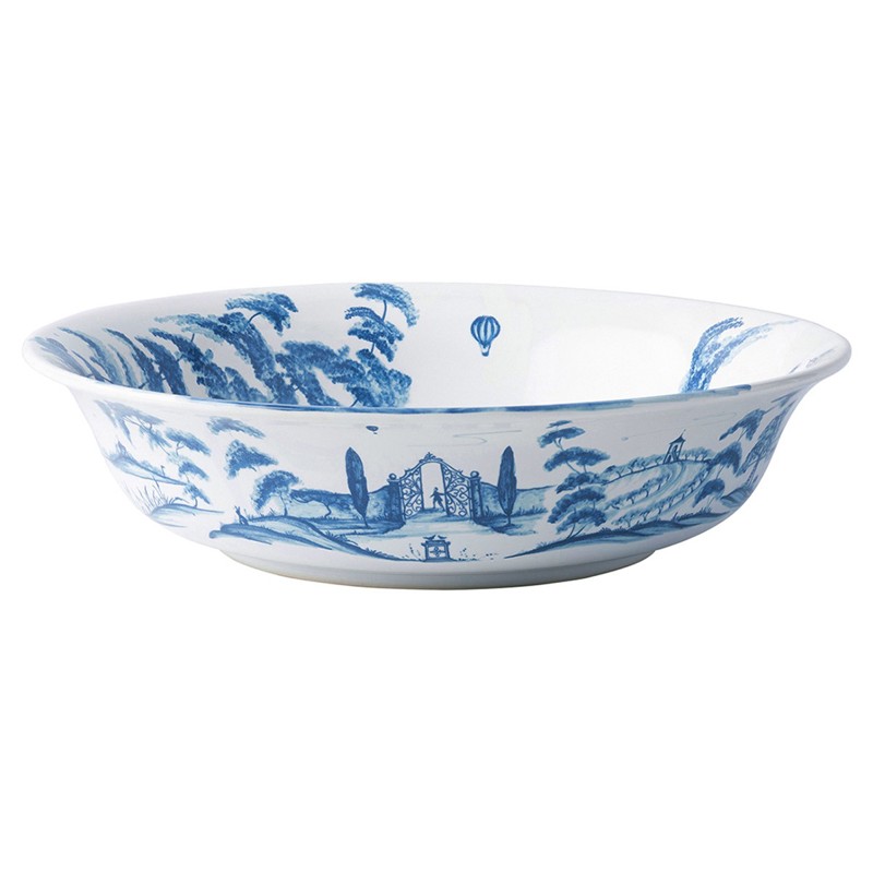 Juliska Country Estate Delft Blue Ceramic Serving Bowl