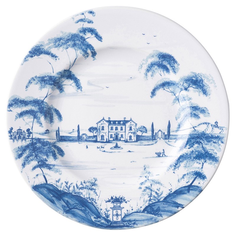Juliska Country Estate Delft Blue Ceramic Dinner Plate