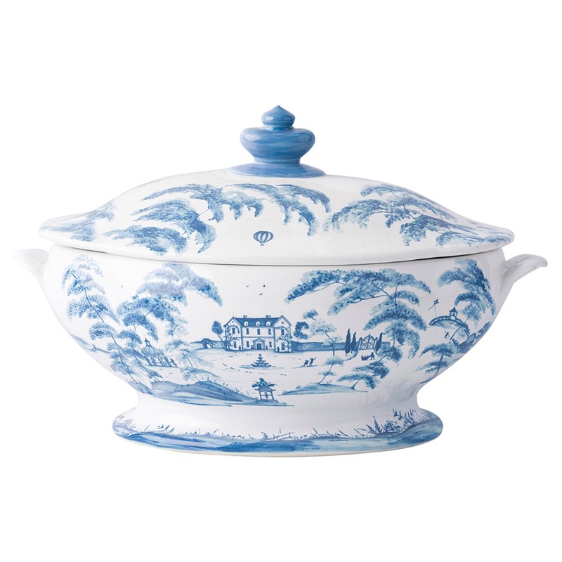 Juliska Country Estate Delft Blue Ceramic Tureen