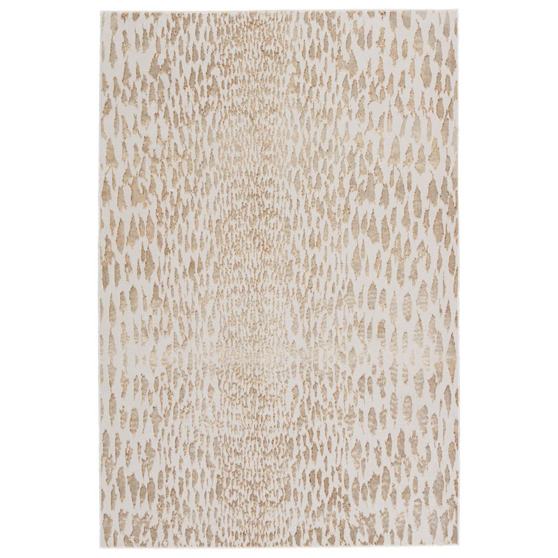Kalista Global Bazaar Cream Animal Patterned Rug - 5'x7'6"