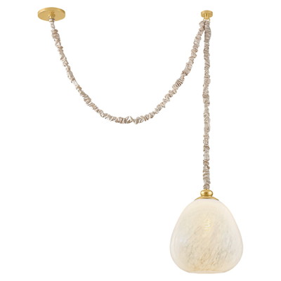 Mitzi H1150701-AGB Remi 1 Light 11.5 inch Aged Brass Pendant Ceiling Light