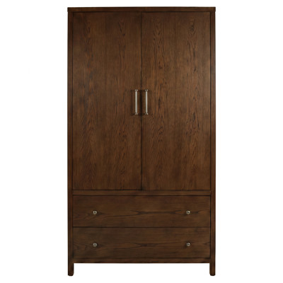 Shay Modern Classic Walnut Acacia Wood Armoire