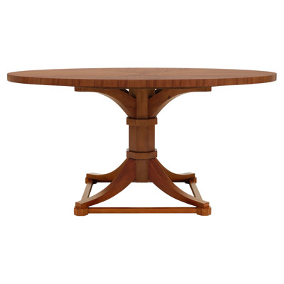 Tedrick Brown Wood Round Dining Table - 60