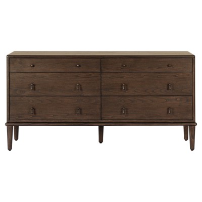 dark brown double dresser Darius Rustic Lodge Mango Wood | Wood/Metal/Iron Add a statement piece