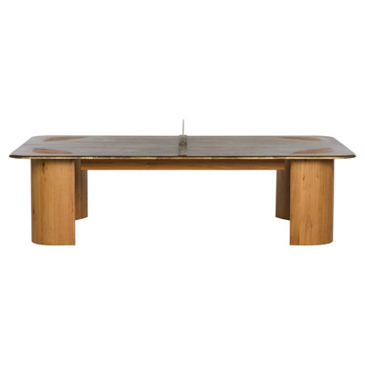 Vella Modern Classic Brown Oak Ping Pong Table