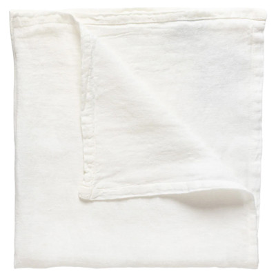 Maria Modern Classic White Linen Napkin - Set of 4