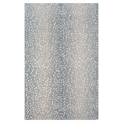 Hayde Modern Classic Blue Ombre Wool Patterned Rug - 7'9"x9'9"