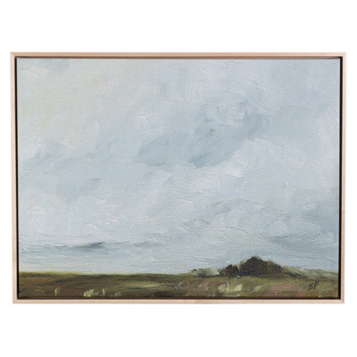 Art Studio Natural Maple / White Farmland By Shaina Page Canvas Wall Art