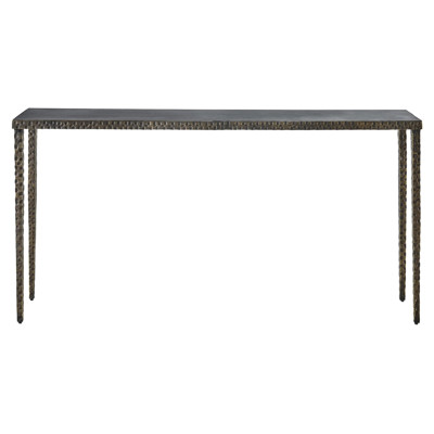 Artisan Oil Rubbed Bronze Rectangular Minimalist Console Table