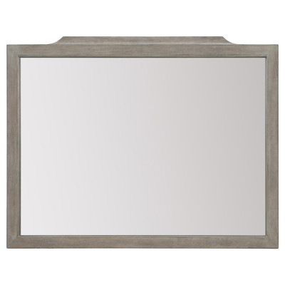 Anita French Country Light Brown Solid Oak Wood Wall Mounted Mirror