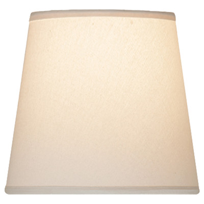 Visual Comfort Modern Classic Cream Linen Candle Clip Shade - 3"x4"x4"