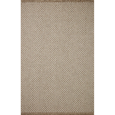 Joneth Coastal Beach Natural Woven Indoor Outdoor Rug - 6'4"x9'2"