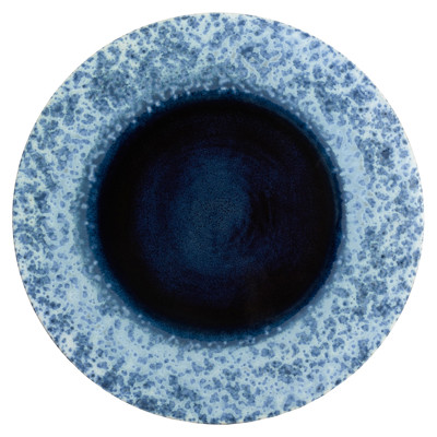 L'Objet Terra Modern Classic Indigo Porcelain Charger Plate